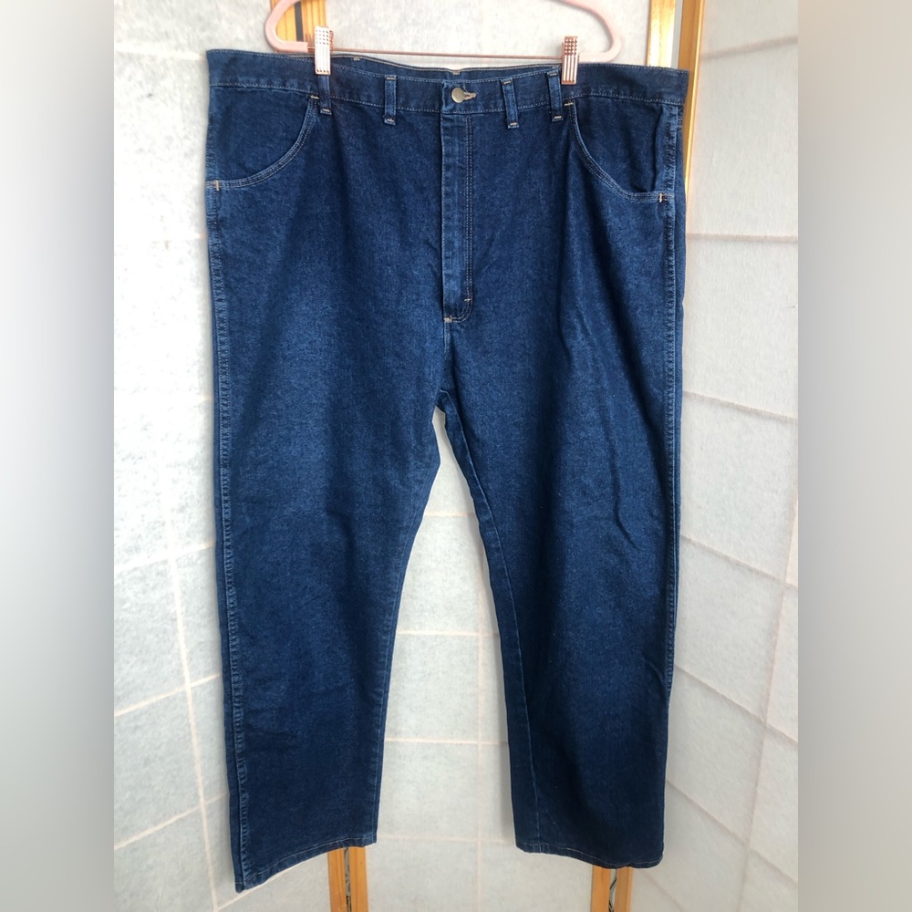 Men’s Wrangler Regular Fit 44 x‎ 33 Blue Jeans